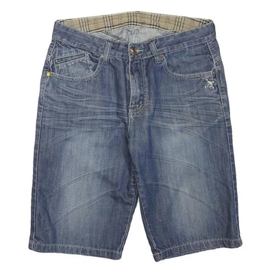 Shorts casual masculino OAKLEY denim azul M W32 mistura de algodão ajuste clássico - Imagem 1 de 4