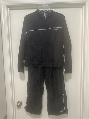 Jaqueta e calça Reebok feminina forrada vintage 2002 tamanho 14 - Imagem 1 de 4