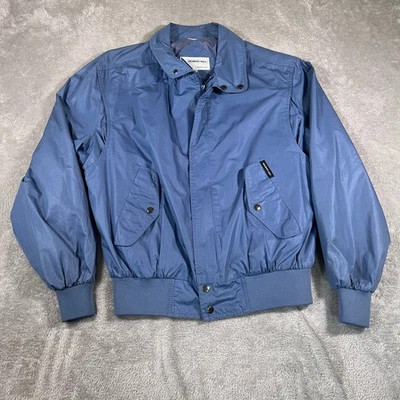 Vintage Members Only Jacket Mens Size 42 Blue Bomber Retro - Image 1 of 4