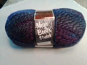 Mega Boots Stretch Sock Yarn 70% Wool 23 Poly 7% Elite - Picture 1 of 7
