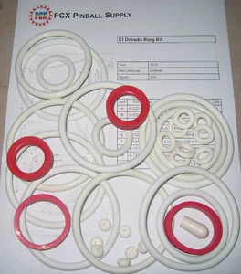 1975 Gottlieb El Dorado Pinball Rubber Ring Kit - Picture 1 of 1