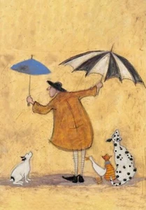 Sam Toft Wall Art RAINY DAY 12 x 16 423 - Picture 1 of 1