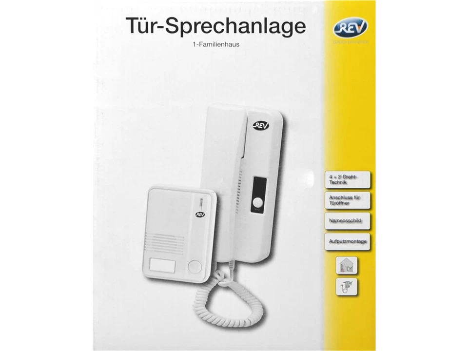 REV  (4+2 Draht Technik) Türsprechanlage AD200 Sprechanlage 1-Familienhaus B++ - Bild 1 von 1