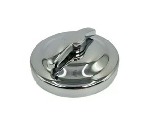 Chrome Oil Tank Cap for Harley Panhead Shovelhead Sportster 1956-84 #62610-52A - Picture 1 of 8