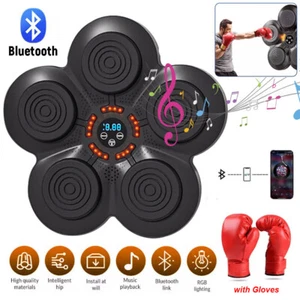 Music Boxing Machine, Smart Bluetooth Wall Boxing Punching Pad 9 Modalità con Guanti - Foto 1 di 19