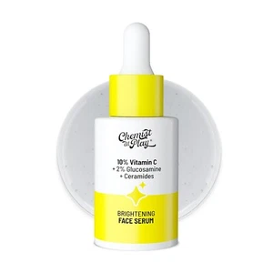 Chemist At Play 10% Vitamin C Face Serum |Brightens & Gives Glow 30ml Fades Dark - Picture 1 of 7