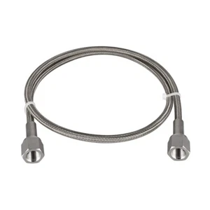 Manguera trenzada de acero inoxidable forrada con PTFE FITOK 3/8 hembra NPT 316 SS 60" de largo - Imagen 1 de 5