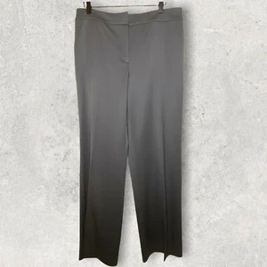 Pantalones plisados grises St. John talla 10 para mujer - Imagen 1 de 2