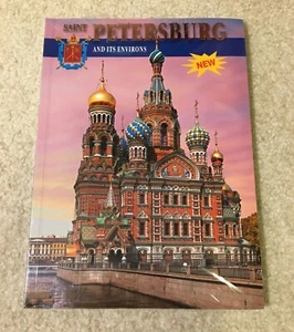 Saint Petersburg And Its Environs Souvenir Book English Edition City Map Plan - Bild 1 von 10