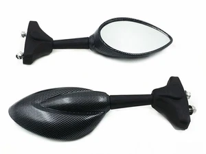 Carbon Racing Sport Rear View Side Mirrors For Suzuki GSXR 600 1000 Hayabasa SV - Picture 1 of 6