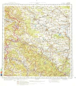 Mapas topográficos militares soviéticos rusos - GOTHA (Alemania), 1:200 000, edición 1981 - Imagen 1 de 6