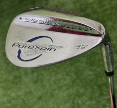 Purespin 58 Sand Wedge Golf Club USED Right Hand Steel - Image 1 of 4