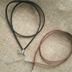 Wholesale 10pcs Black Coffee Suede Leather String Necklace NEW Cords Craft 9CI2 - Picture 1 of 11