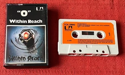 THE O BAND (AKA "O"/A BAND CALLED "O") - V RARE CASSETTE TAPE - WITHIN REACH - Image 1 of 4