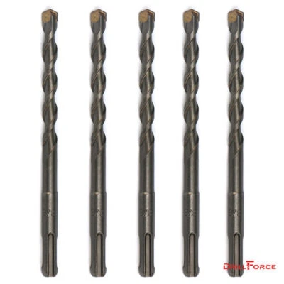 5PCS 3/8" X6" Drill Bit Set SDS Plus Rotary Hammer Concrete Masonry Carbide Tip