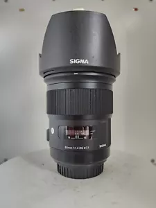 Sigma 50mm f/1.4 Wide Angle Camera Lens for Canon ef mount - Picture 1 of 13