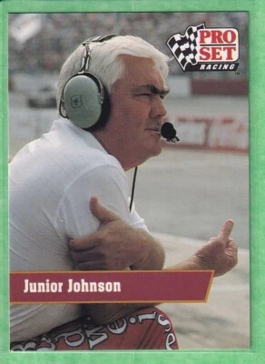 1991 Pro Set Racing #34 Junior Johnson Owner NASCAR - Image 1 of 2