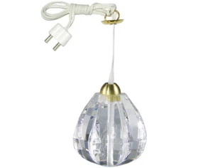 Hängelampe "Kristall" für Puppenhaus, Puppenstube 3,5V Lampe, Beli-Beco 931 - Bild 1 von 1