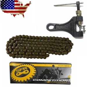 420 106 L Cadena + Cortador ATV MX Go Kart Dirt Pit Bike 50cc 70cc 110cc 125 140cc - Imagen 1 de 6