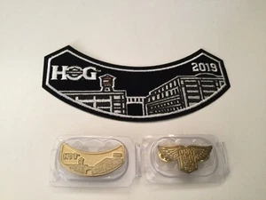 Harley Davidson Owners Group (HOG) 2019 parche basculante, pasador y pasador LOH - Imagen 1 de 1