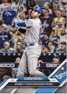 NEW 2024 MLB TOPPS NOW NL MVP Shohei Ohtani 50/50 Club Card #722 - Untouched - Picture 1 of 6