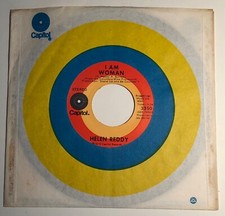 Helen Reddy / I Am Woman / Capitol may 1st release May 1972 Target 45 / NM+