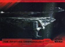 Star Wars Last Jedi S2 Red [199] Base Card #1 The Arriving Dreadnought