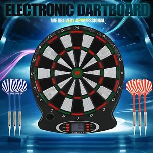 Professionelle Elektronische Hängende Dartscheibe LCD Scoring Anzeige Dart Spiel - Bild 1 von 6