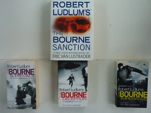 ROBERT LUDLUM'S JASON BOURNE SERIES; JOB LOT 4 FICTION BOOKS; 1 H/B 3 P/B - Picture 1 of 3