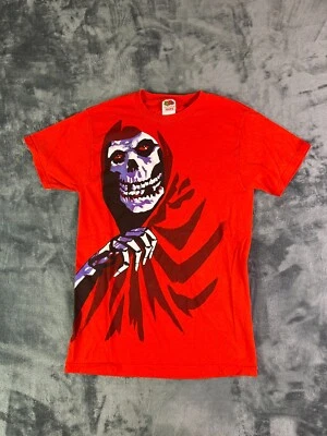 Camiseta De Colección Misfits Crimson Ghost Psycho In The Wax Museum EP Para Hombres Pequeña Roja Foto 1 de 4