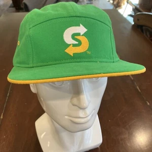 Subway baseball hat Never Worn Green And Yellow - Picture 1 of 6