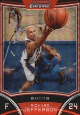2008-09 (BUCKS) Bowman Chrome X-Fractors #11 Richard Jefferson /299