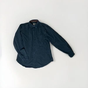 Woolrich Chamois Shirt Mens Size M Hunter Green Heavy 100% Cotton Button Up - Picture 1 of 3