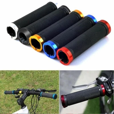 MTB BMX Mountain Bike Bicycle Handlebar Grips Hand Grip Cycling Lock-On Ends - image 1 of 4