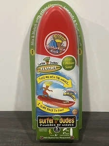 Surfer Dudes Costa Rica Rick Wave Powered Mini Surfer & Surfboard Beach Toy 11” - Picture 1 of 4
