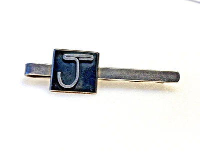 Antique Sterling Silver Tie Pin 925 letter T 6.17g circa 1850' LEV - Image 1 of 4