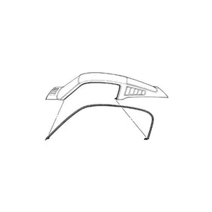 C5ZZ-6351222-3C Scott Drake 65-66 Fastback Roof Rail Seal - Picture 1 of 1