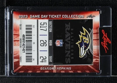 2023 Leaf Game Day Ticket Collection DeAndre Hopkins #TC-19 - Image 1 of 2