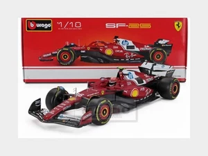 1:18 BURAGO Ferrari F1 Sf-25 #16 Season 2025 Charles Leclerc Red BU16816-L - Imagen 1 de 2