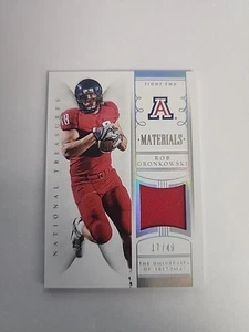 2015 Panini National Treasures College - Materiali Rob Gronkowski #19/49 (MEM) - Foto 1 di 8