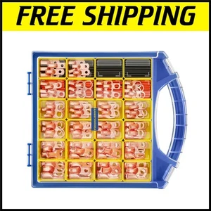 Complete 220PCS Marine Battery Terminal Connectors with Corrosion-Resistant Lugs - Picture 1 of 9