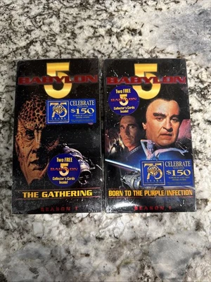Babylon 5 Season 1 BRAND New SEALED Vol. 1.1 & 1.3 VHS Both Sealed - Image 1 of 4