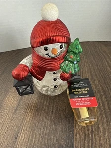 Bath & Body Works SNOWMAN “Let It Snow” Wallflower Nightlight Plug + Scent - Picture 1 of 3