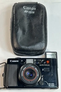 Canon Autoboy AF35M Sure-Shot Film Point and Shoot mit Tasche GETESTET FUNKTIONIERT - Bild 1 von 9