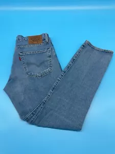 Vintage Levis Premium Fresh Leaves Justin Timberlake 502 Denim Jeans 32X32 Big E - Picture 1 of 9