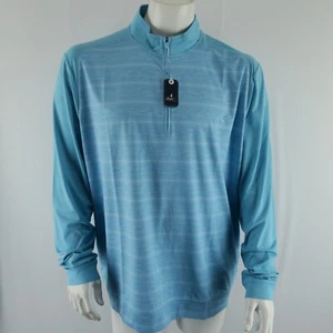 johnnie-O Quarter Zip Long Sleeve Pullover Shirt Mens XL Blue - Picture 1 of 11