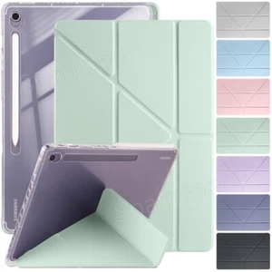 For Samsung Galaxy Tab S10 FE+ S9 FE S8+ S7 S6 Lite A9+ Tablet Flip Case Cover - Picture 1 of 64