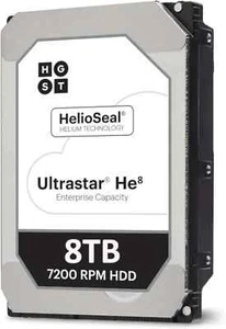 HGST 8TB HUH728080ALE604 interne Festplatte 7200 RPM SATA3 - 8 TB - Bild 1 von 5