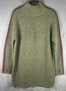 Vestido Suéter Krimson Klover Cuello Alto Talla XL Verde Lana Merino Mezcla Alpaca NUEVO - Imagen 1 de 9