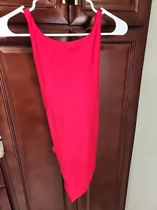 Colloyes Women's Solid Color Red One Piece Swimsuit Large, Crisscross Straps NW - Picture 1 of 7
